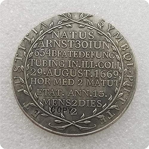 1669 Копирај Монета Комеморативни Монети Копирај Орнаменти Собирање Подароци