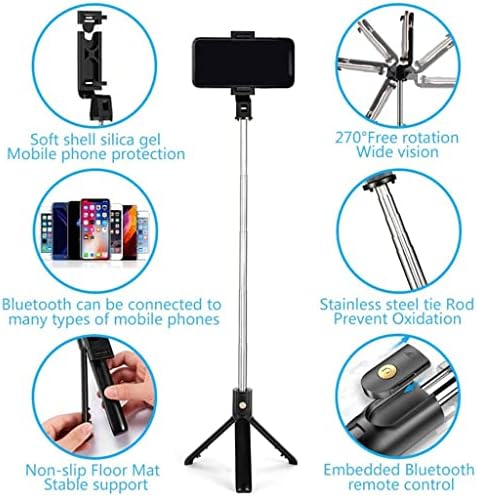TJLSS Selfie Stick Monopod Mini Tripod Selfi мобилен телефон држач за смартфон за паметен телефон