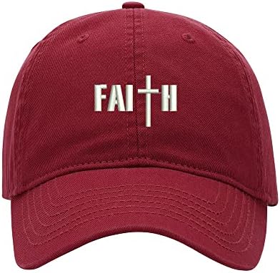 L8502 lxyb Бејзбол капа мажи вера Исус везена измиена памучна тато капа за бејзбол капачиња