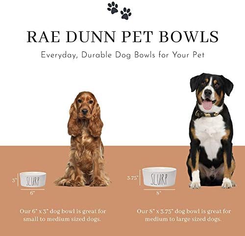 Раи Дан, симпатична керамичка кучиња, сад за миленичиња за кучиња и мачки, тешка сад за домашни миленици, каша