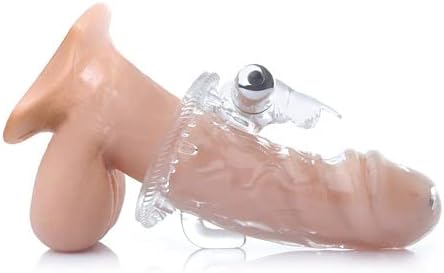 Играчки играчки вибрираат водоотпорно продолжение на пенисот за зајаче - реалистично продолжување на пенисот TPR