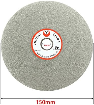 Аексит со 6-инчен резба абразивни тркала и дискови 120 дијамантски обложени рамни тркала за мелење на тркала за мелење на површини за мелење