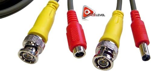 Acelevel 100 стапки за видео и кабел за напојување за безбедносни камери Q-See CCTV