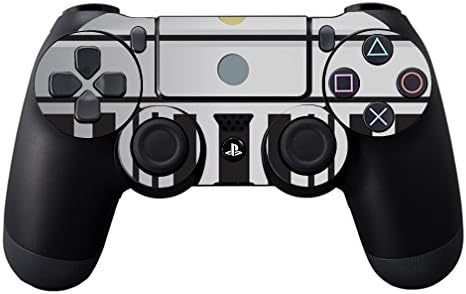 MOINYSKINS кожата компатибилна со Sony PlayStation DualShock PS4 контролер за завиткување на налепници на налепници светлосен борец