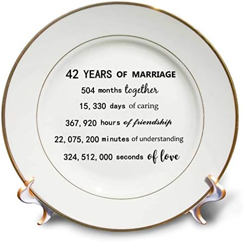 3drose 42 години брак 42-годишнина од свадбата во неколку месеци часови, 8-инчи