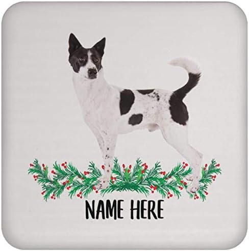 Смешно Куче Од Ханаан Бело Црно Персонализирано Име Подарок За Мама Божиќ 2023 Подароци Подлоги За Пијалоци
