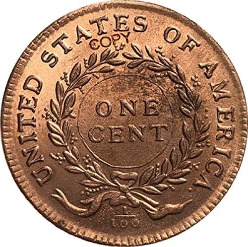 Предизвик Монета Скитам Никел Монета 1792 Копија Монети Копија Подарок За Него Монета Колекција