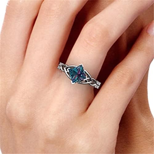 2023 Нова свадба шарена 512 жени со големина накит цирконски прстени прстенен прстен легура прстени за машки накит прстени за машки накит
