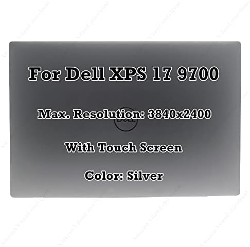 Замена 17.3 4K+ UHD 3840X2400 LCD LED панел на допир на склопување на екранот на допир на допир, комплетен за Dell XPS 17 9700