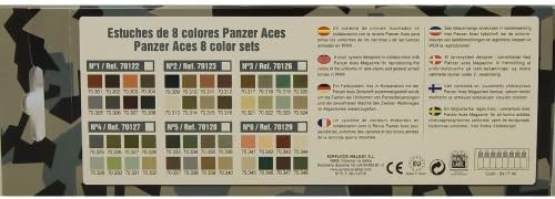 Vallejo Panzer Aces No 3 сет на боја, 17ml