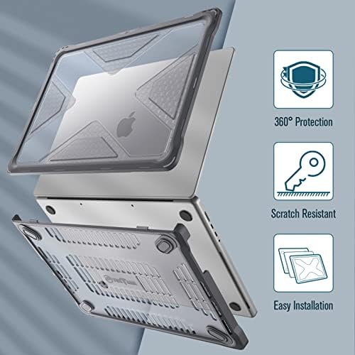 Fintie Случај За MacBook Pro 16 Инчен Случај А2780 А2485-Тешки Солиден Хард Школка Случај Покритие Со Tpu Браник За MacBook Pro 16 M2