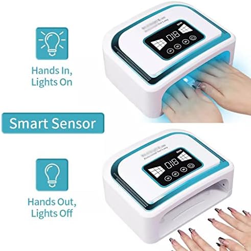 Aapie Ноктите Светлина Полнење Професионални Лекување со 4 Тајмер Поставување Автоматски Сензор Гел Маникир За Нокти Ув 30 Led Диоди