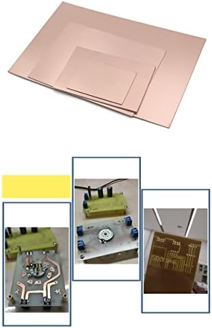 Fielect 5PCS еднострана ламинат со облик на бакар PCB Circuit Board FR4 200MMX150MMX1.6mm DIY прототипирање PCB табла