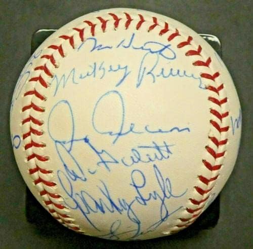 1978 година Јанкис потпиша бејзбол 20 автограми Gossage Jackson Full JSA Letter - автограмирани бејзбол