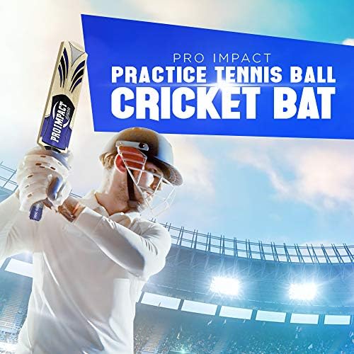 Pro Impact Cricket лилјак - целосна големина, лесна и силна - идеална обука или практика за домашна или клупска игра