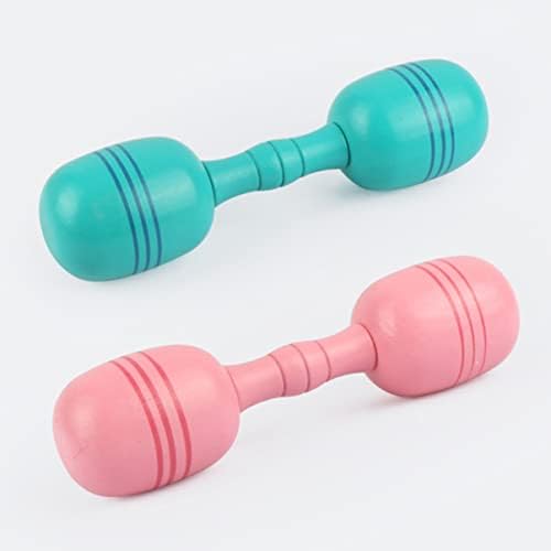 Besportble 2pairs играчки Фитнес розова дрвена бар опрема за спортска сала- гира за гира дома тежини рака g девојки стил за вежбање