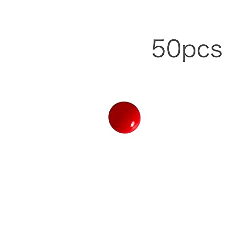12мм 50pcs delrin полиоксиметилен цврсти пластични топки за лежишта, направени во црвена боја