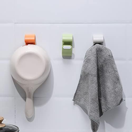 5-парчиња мијалник за миење садови за лепило бесплатно клип за миење садови, виси кујна тоалет тоа тоалетно пластично када за складирање зелена зелена зелена