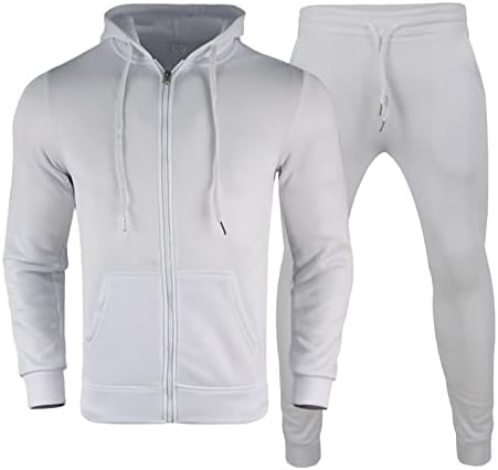 Xxbr Траги за мажи, јакни со качулка, џемпери со џемпери од 2 парчиња, поставени спортски тренинзи, патенти дуксери, случајни