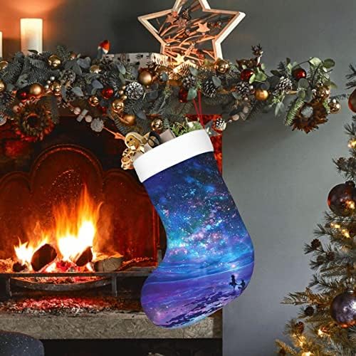 Класични чорапи на Јилекан 18 инчи, класични чорапи, северни светла, за семејни празници за Божиќни забави