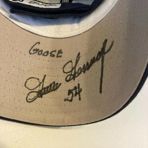 Гуска Госсаж потпиша бејзбол капа на Yorkујорк Јанкис ЈСА Коа - Автограмирани капи МЛБ