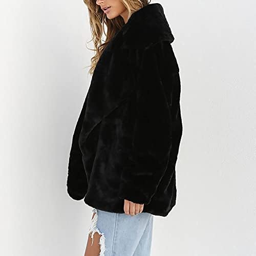 Prdecexlu зимска работа убава јакна за жени со долг ракав копче надолу по меки удобна јакна удобна цврста цврста