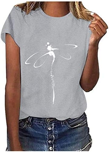 Уикнх тинејџерска маица маица со кратки ракави екипаж меки трендовски ламји со летен кошула на Клајс Клајс Клајс