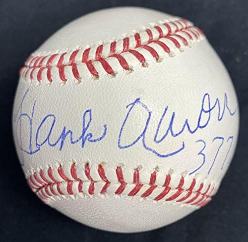 Хенк Арон 3.771 потпишан бејзбол хитови Штајнер Спорт Холограм - Автограмирани бејзбол