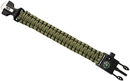 Нараквица за опстанок M -TAC - Тактички јаже за итни случаи со кабел со компас