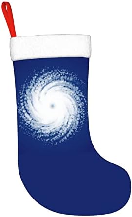 Божиќно порибување на ураганот на Вејмај 18 инчи Божиќ што виси чорап класичен празник за украсување чорапи