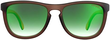 Carrera 5050/S Очила ЗА Сонце CA5050S-04IN-MT-5618 - Мат Кафеава Рамка, Зелени Огледални Леќи, Објектив
