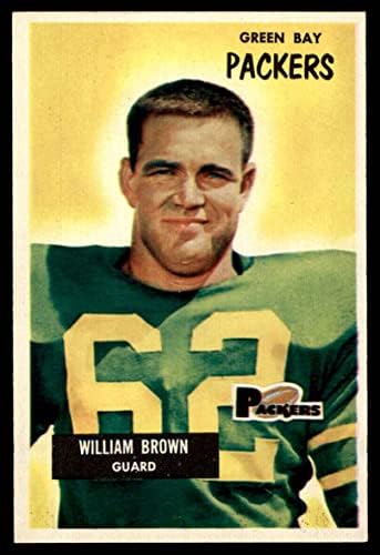 1955 Bowman 117 William Brown Green Green Bay Packers Ex/Mt Packers Arkansas