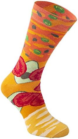Виножито Чорапи-Мажи Жени Смешни Вегански Плескавица Чорапи Кутија-2 Пара
