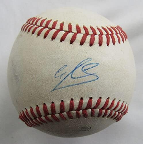 Еди Росарио потпиша автоматски автограм Бејзбол Б93 - автограмирани бејзбол