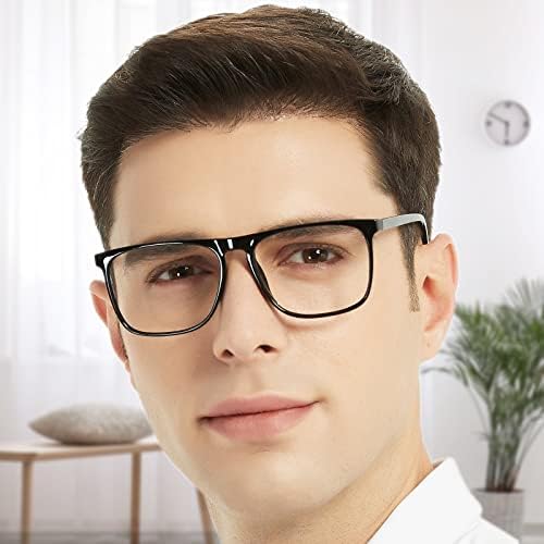 Wemootants Преголеми очила за читање за мажи плоштад читатели лесни модни читатели 1.0 1,25 1,5 1,75 2.0 2.25 2.5 2.75 3.0 3.5 Менс