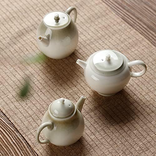 Дебела рачно изработена керамичка чајничка домашна хотелска канцеларија чај, ретро боја, менување чајник
