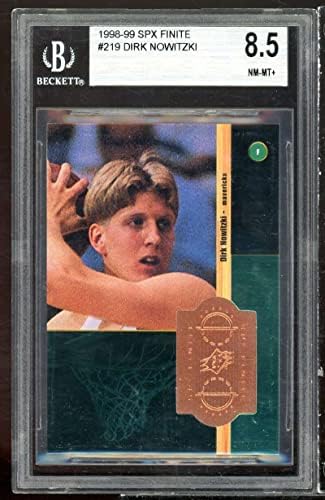 Dirk Nowitzki Rookie Card 1998-99 SPX конечен 219 BGS 8.5