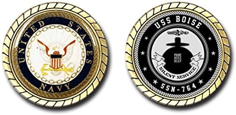 УСС Боис ССН-764 Сад Морнарица Подморница Предизвик Монета-Официјално Лиценциран