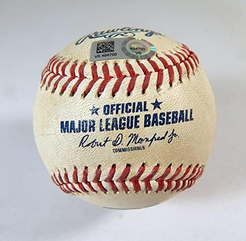 2021 година Сан Диего Падрес Марлинс играше бејзбол curtiss jurickson proul foul - игра користена бејзбол