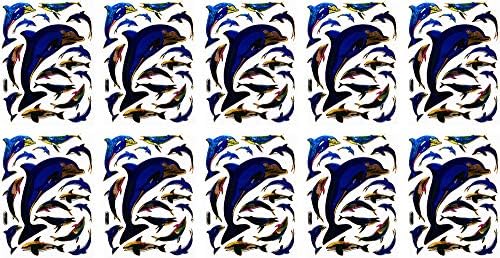 Налепници 10 Листови Риба Делфин Ајкула Море Цртан Филм Занает Проект Училиште 4Х5, 25 Во Мегади Деца Налепници Бележник За Математика