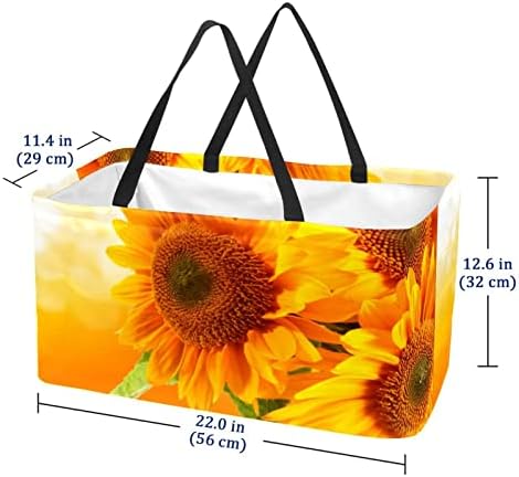 Сончопови на корпа за шопинг за еднократна употреба на намирници за намирници, преносни пикник за пикник торбички торбички торбички