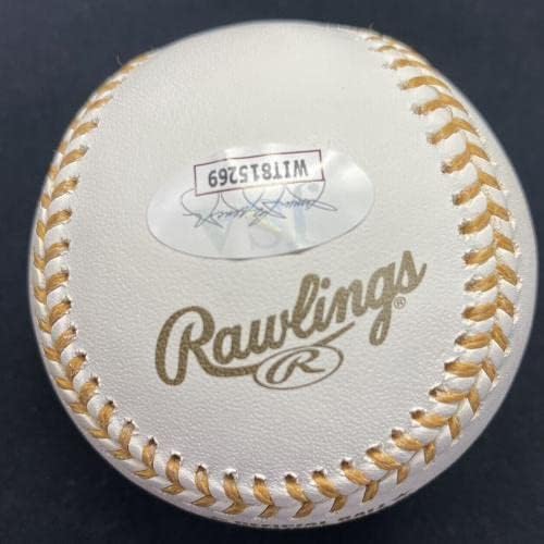 Робин Јонт 82 ГГ потпиша златна ракавица 70 -годишнина лого Бејзбол ЈСА сведок - автограмирани бејзбол