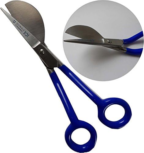 Ножици за апликации од 6 инчи со 6 инчи со рачки за неутрализирање на винил и сечило во форма на лопатка: SC49500-BLU