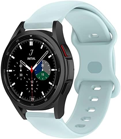Компатибилен со Samsung Galaxy Watch 4 Classic Band/Galaxy Watch 4 бендови 40мм 44мм 42мм 46мм, 9 пакет 20мм Силиконски замена