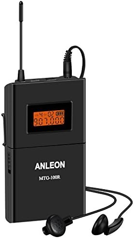 Anleon MTG-100 Wireless Tour Guide System Heaaset микрофон за настава на туристички водичи конференциски превод на црква
