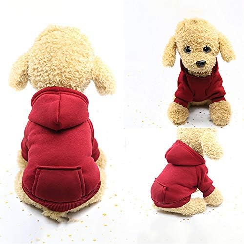 Мека модна комбинација на мало кучиња на Јомксл, со џебно кученце облека, аспирани џемпери на џемпери, обични облеки