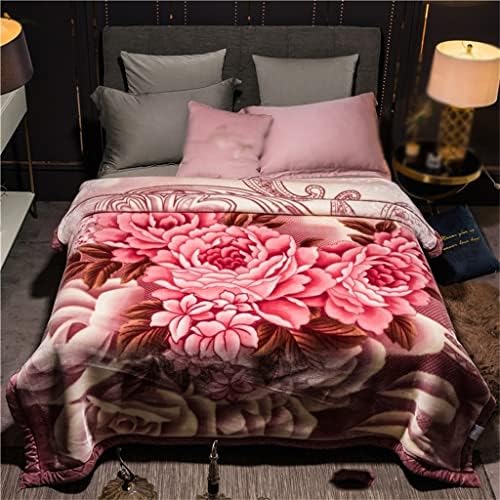 Hldeth кревети за кревети гроздобер цветни цвеќиња печатени листови со лим ќебе софа покривка ќебе мека топла дебела дебела