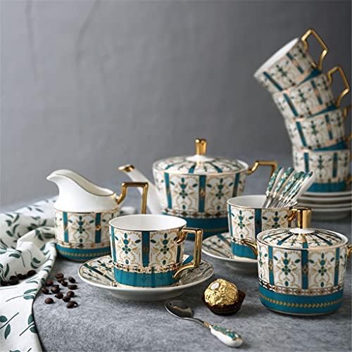 Quesheng Европски стил кафе и чај сет британски керамички попладневен чај чаша поставена кутија за подароци за свадба