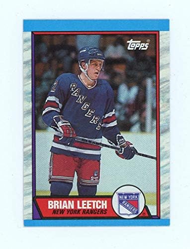 1989-90 Топпс 136 Брајан Летч РЦ РЕЦИЈА NYујорк Ренџерс НХЛ хокеј