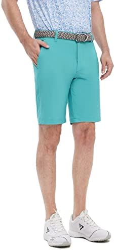 Машки голф шорцеви Брзи суви 10 '' Inseam Casual Streater Seaist Flat Flex Hybrid Mens Shorts